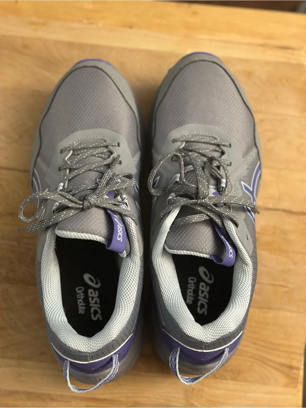 Asics GEL‑Venture 10 Gray and Purple Women's Trail Sneakers